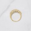 925 Silver Baguette Croissant Ring - Image 3