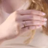 925 Silver Baguette Diamond Ring - Image 3