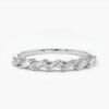 925 Silver Baguette Diamond Ring - Image 6