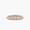 925 Silver Baguette Diamond Tiara Ring - Image 5