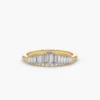 925 Silver Baguette Diamond Tiara Ring - Image 7