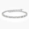 925 silver bracelet featuring thick gold plating and CZ stones