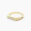 925 Silver Baguette Stackable Ring - Image 3