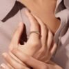 925 Silver Ball Chain Ring - Image 2
