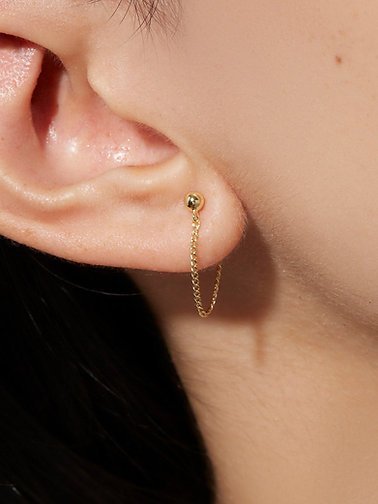 925 Silver Ball Stud Earrings