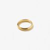925 silver band ring with a classic profile