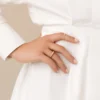 925 Silver Beaded Ring - Image 2