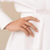 925 Silver Beaded Ring - Image 4