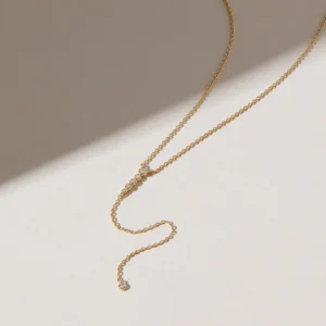 925 Silver Bec Diamond Necklace