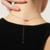925 Silver Bec Diamond Necklace with diamond-like CZ brilliance