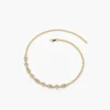 925 Silver Bezel Set Diamond Bracelet, elegant and nickel-free