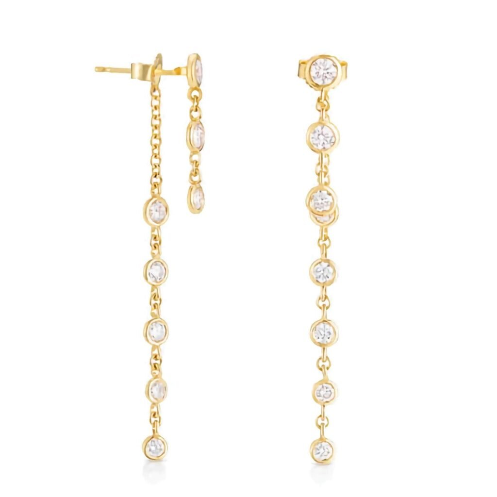 925 Silver Bezel Starstruck Earrings