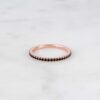 925 Silver Black CZ Eternity Ring - Image 5