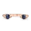 925 Silver Blue Sapphire Orbit Ring