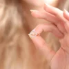 925 Silver Blue Stone CZ Diamond Ring - Image 2