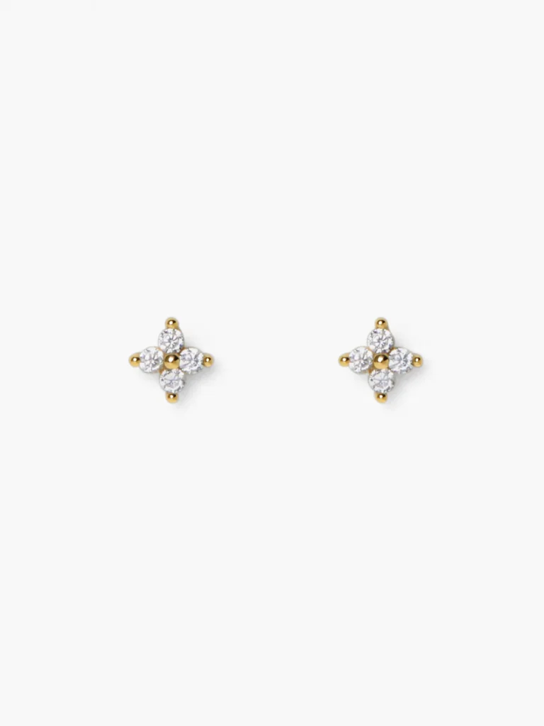 925 Silver Boa Diamond Studs