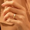 925 Silver Bold Marquise Band Ring