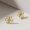 Bonny stud earrings featuring premium cubic zirconia stones
