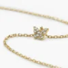 Butterfly necklace with premium CZ diamond stone accents
