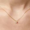 925 sterling silver necklace with thick gold plating