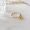 925 Silver Canary Yellow Engagement Ring - Image 5