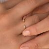 925 Silver Celeste Open Diamond Ring