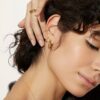 925 Silver Celestial Hoop Earrings - Image 3