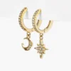 925 Silver Celestial Hoops