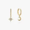925 Silver Celestial Hoops - Image 5