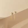 925 Silver Chain Earrings - Image 4