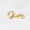 925 Silver Chunky Olivia Hoops Earrings