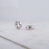 925 Silver Chunky Olivia Hoops Earrings - Image 5
