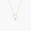 925 Silver Circle Necklace - Image 2