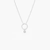 925 Silver Circle Necklace - Image 7