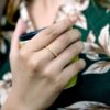 925 Silver Citrine Eternity Ring