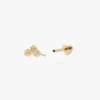 925 Silver Cluster X Heart Flatback Stud - Image 2