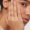 925 Silver Criss Cross Ring