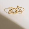 925 Silver Criss Cross Ring - Image 5