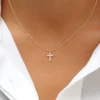 925 Silver Cross Necklace - Image 4