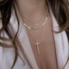 925 Silver Cross Necklace - Image 2