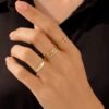 925 Silver Crown Stacking Ring - Image 2