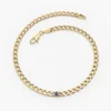 Cuban link bracelet with lasting 925 sterling silver construction