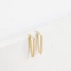 925 Silver Curb Chain Earrings