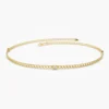 925 Silver Curb Link Bracelet with polished curb links