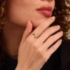 925 Silver Curve Ring - Image 2