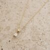 925 Silver Cushion Diamond Necklace - Image 3