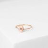925 Silver Custom Tiny Oval Ring