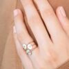 925 Silver Custom Tiny Oval Ring - Image 3