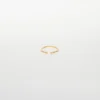 925 Silver Dainty Baguette Diamond Ring