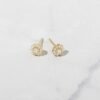 925 sterling silver earrings with thick gold plating